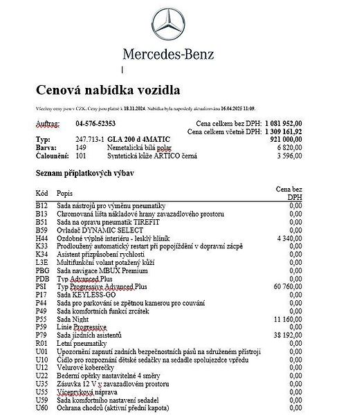 Mercedes-Benz GLA (2024) 200 d 4MATIC - fotka 29 z 31