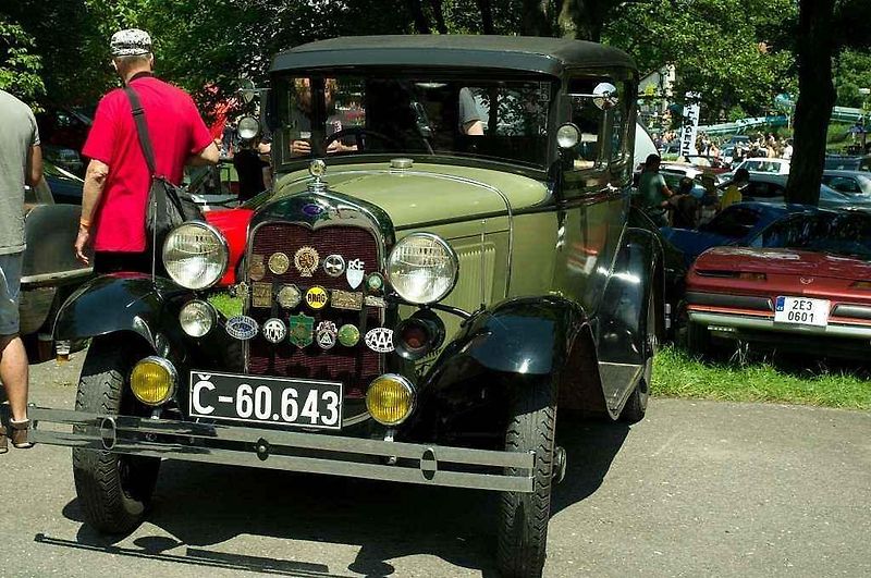 Americká auta na Konopáči.