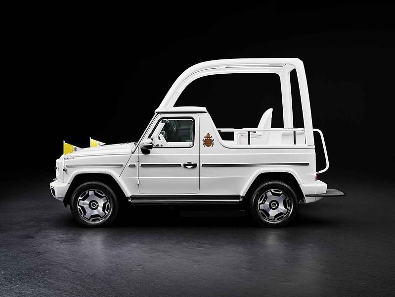 Nový papamobil Mercedes třídy G pro papeže Františka