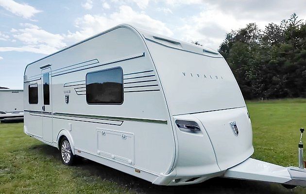 Pohled na karavan Vivaldi z boku., zdroj: Se svolením Knaus Tabbert