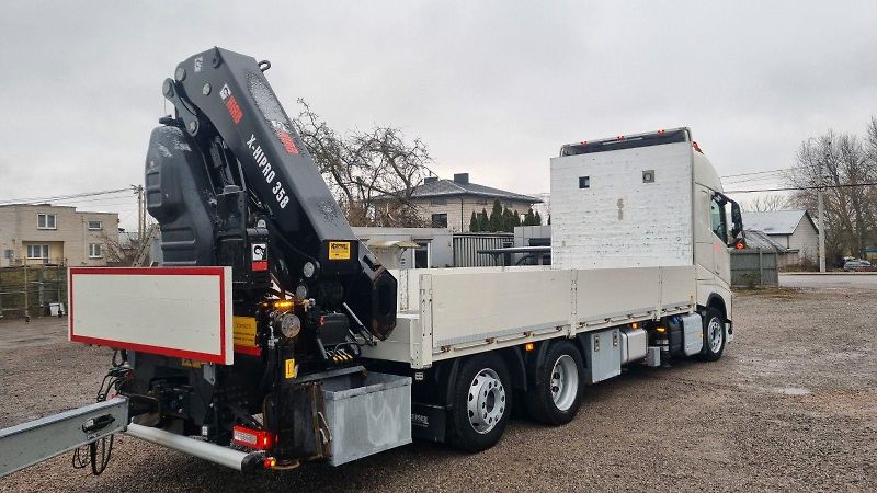 Volvo FH 460 6x2 valník ruka HIAB 35 - fotka 6 z 14
