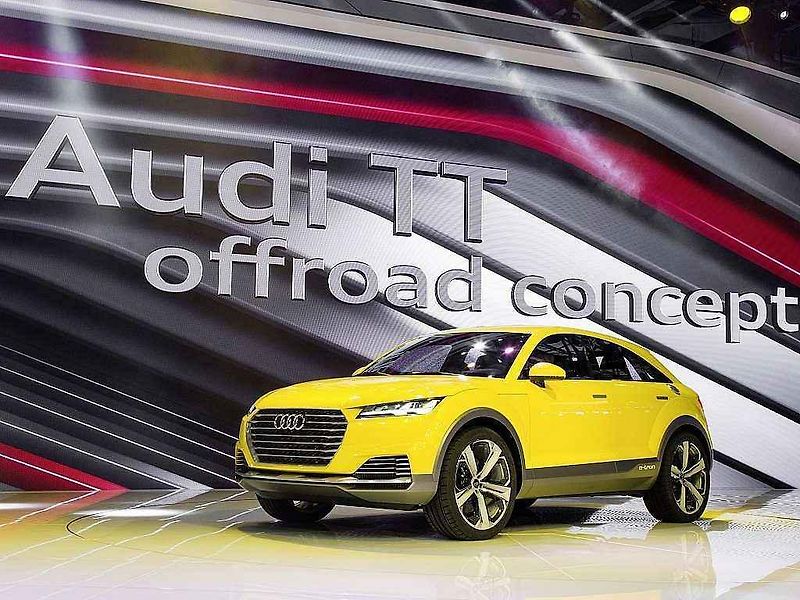 Koncept Audi TT offroad.