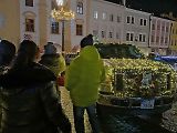 Sraz vánočně nazdobených aut v Kroměříži (prosinec 2024)