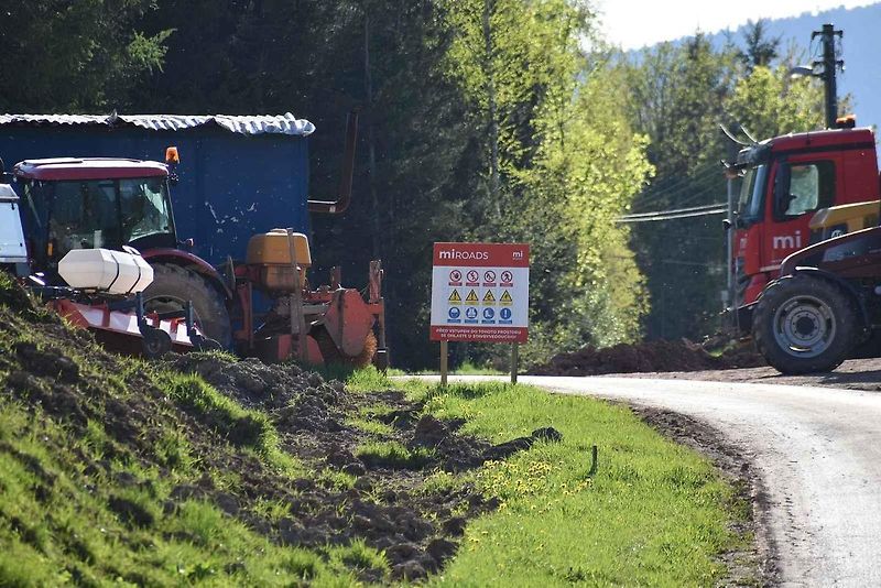Stavba dálnice D11 v Královci 28. dubna 2025.