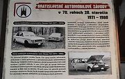 Zde je vysvětlení projektů na panelu v bratislavském Muzeu dopravy