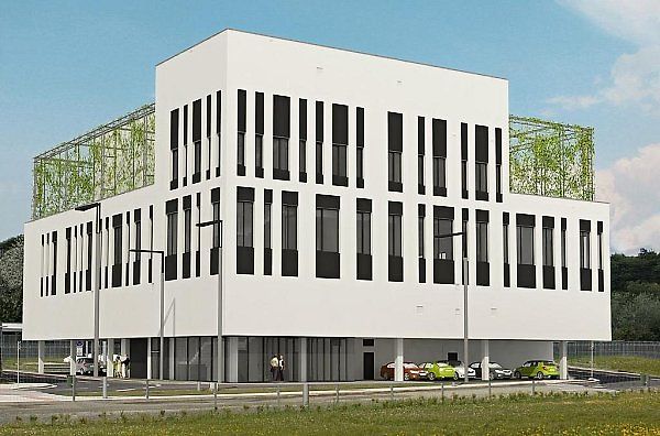 Škoda Auto začala stavět nové emisní centrum.