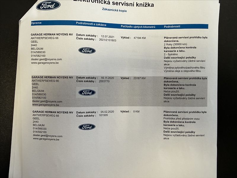 Ford Transit Custom 2,0 L2,96kW,6míst,1maj,po serv - fotka 23 z 25