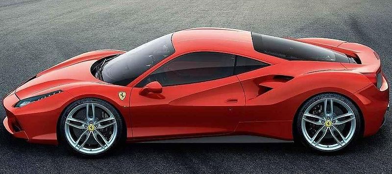 Ferrari 488 GTB.