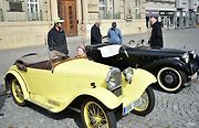 Tradiční sraz autoveteránistů na náměstí T. G. Masaryka v Prostějově. 18. května 2025