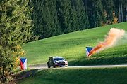 Erik Cais při Středoevropské rallye