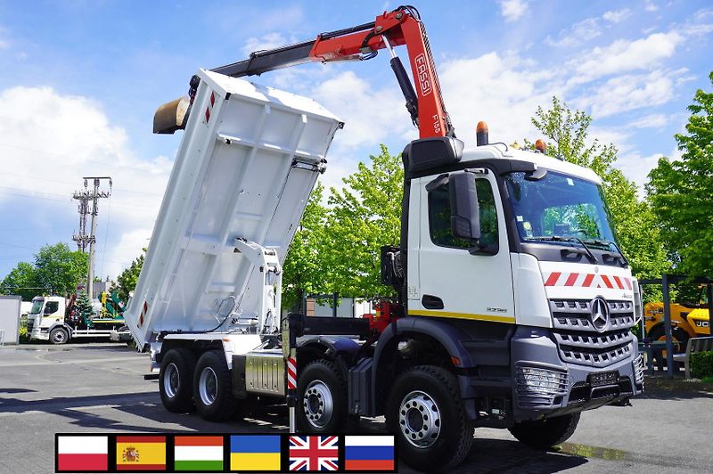 Mercedes-Benz (2020) Arocs 3236 8×4 / Crane Fassi - fotka 1 z 24