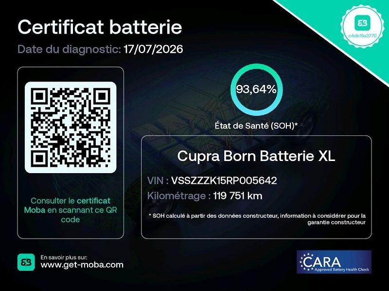 Cupra Born XL-BAT 77kWh SOH-93,6% LED ACC - fotka 14 z 14