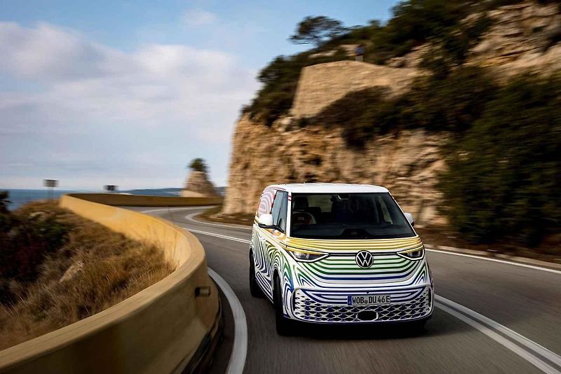 Poslední kamufláž vozu VW ID. Buzz před odhalením