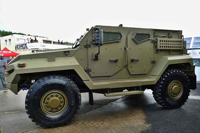 Tatra Tigon za jízdy