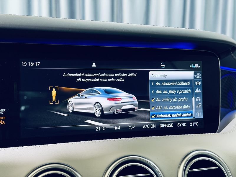 Mercedes-Benz Třídy S (2018) S63 COUPE CARBON EXT+INT MAX V - fotka 41 z 48