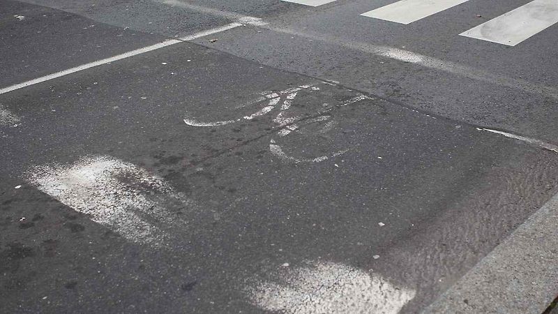 Konec vyhrazeného pruhu pro cyklisty