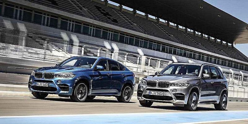 BMW X5 M a BMW X6 M.