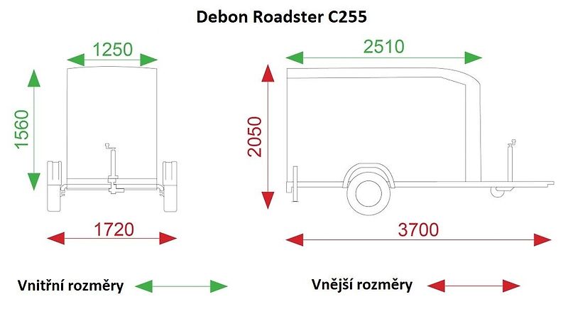 Debon (2026) C255, COMPOSITE, dveře, šedý - fotka 16 z 24