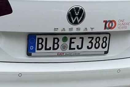Jedna z finálových SPZ.