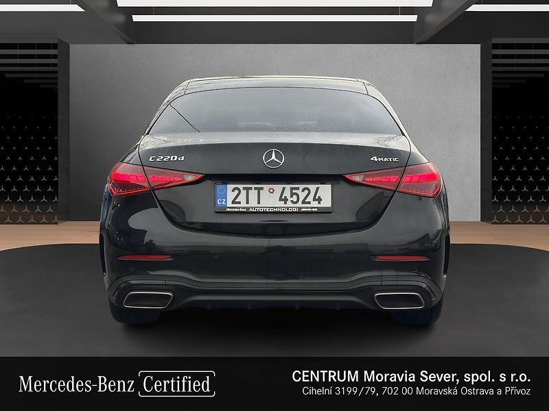 Mercedes-Benz Třídy C C 220d 4M, AMG, 1. Majitel - fotka 4 z 17