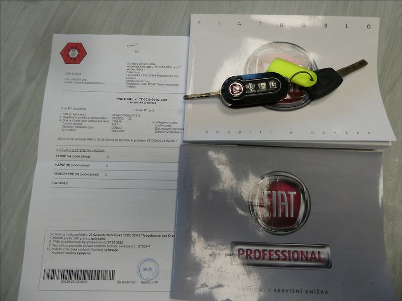 Fiat Dobló cargo 1,4 benzín/CNG SX L2H1,DPH,ČR - fotka 32 z 36