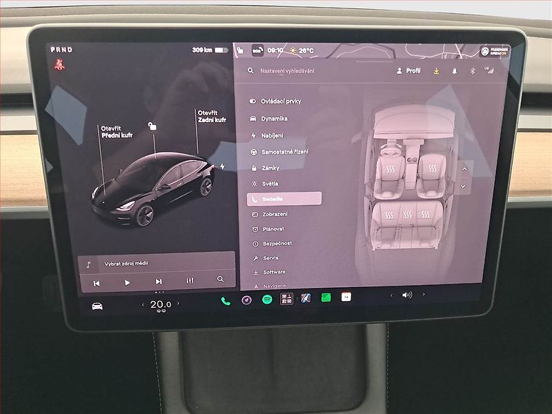 Tesla Model 3 (2021) Long Range 4WD 82kWh, SoH 87% - fotka 12 z 21