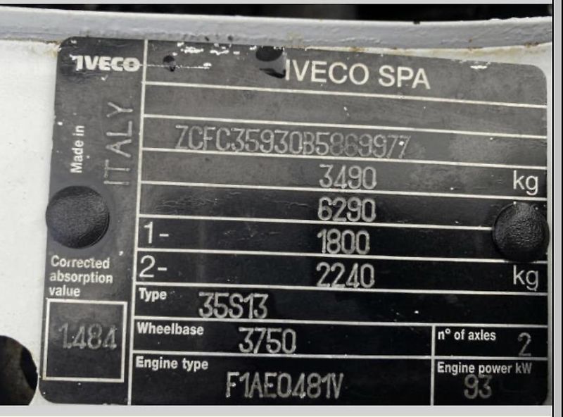 Iveco Daily (2011) 35S13 nový 3S sklápěč 3,4m - fotka 9 z 10