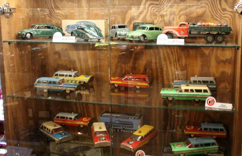 Muzeum historických dopravních hraček v Krupce na Teplicku je rájem pro kluky všech věkových kategorií.