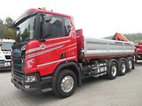 Scania R 580,8X4,KIPPER,BORDMATIC,PAL - náhled 1