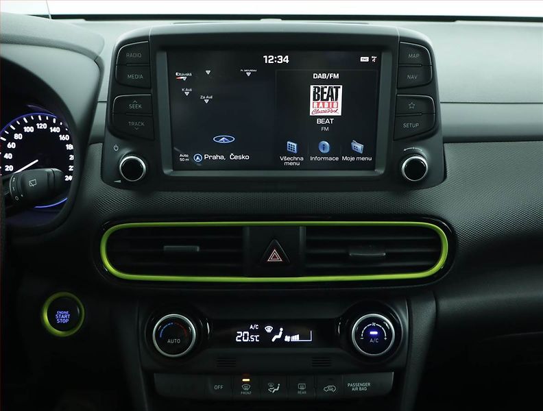 Hyundai Kona (2018) 1.0 T-GDI, Serv.kniha, Kůže - fotka 12 z 15