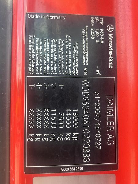 Mercedes-Benz ACTROS 1845 EURO 6 low deck  - fotka 16 z 26