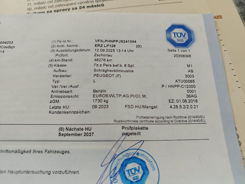 Peugeot 308 (2018) 1,2I,81KW,1.ROK ZÁRUKA,NAJ.54t - fotka 36 z 36