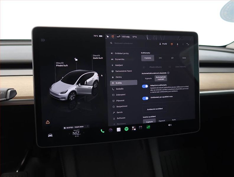 Tesla Model Y (2022) Long Range AWD 79kWh, SoH 93% - fotka 23 z 33