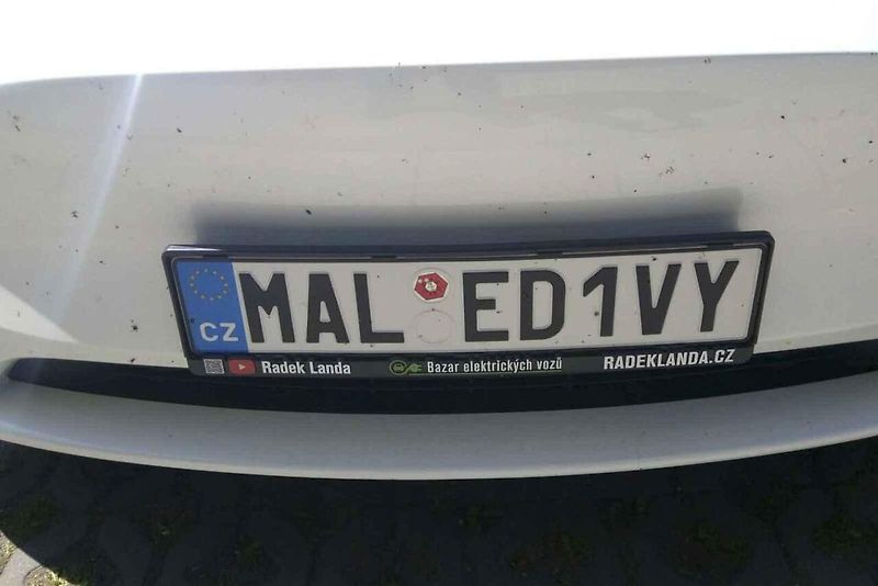 Jedna z finálových SPZ.