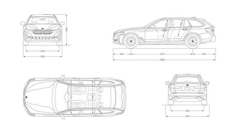 BMW Řada 5 530d xDrive Touring - fotka 2 z 33