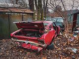 Opuštěný Ford Mustang z přelomu 60. a 70. let