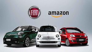 V rámci starší spolupráce prodával Fiat některá auta na internetovém obchodě Amazon.