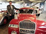 Z výstavy Automobily Jawa v Národním technickém muzeu v Praze.