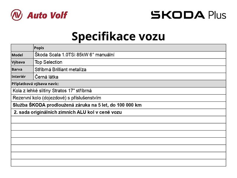 Škoda Scala (2025) Top Selection 1.0TSi 85kW 6°ma - fotka 6 z 30
