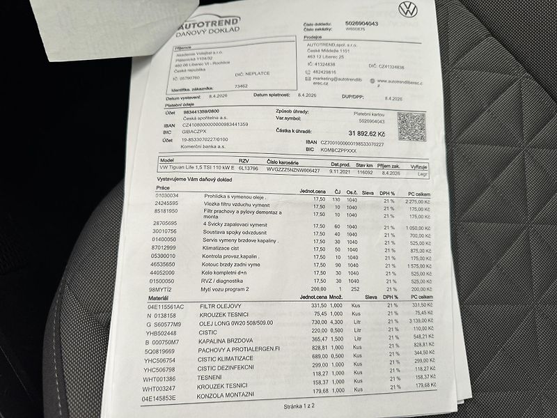 Volkswagen Tiguan 1.5Tsi*CZ*1-MAJ*LED*ACC* - fotka 40 z 46