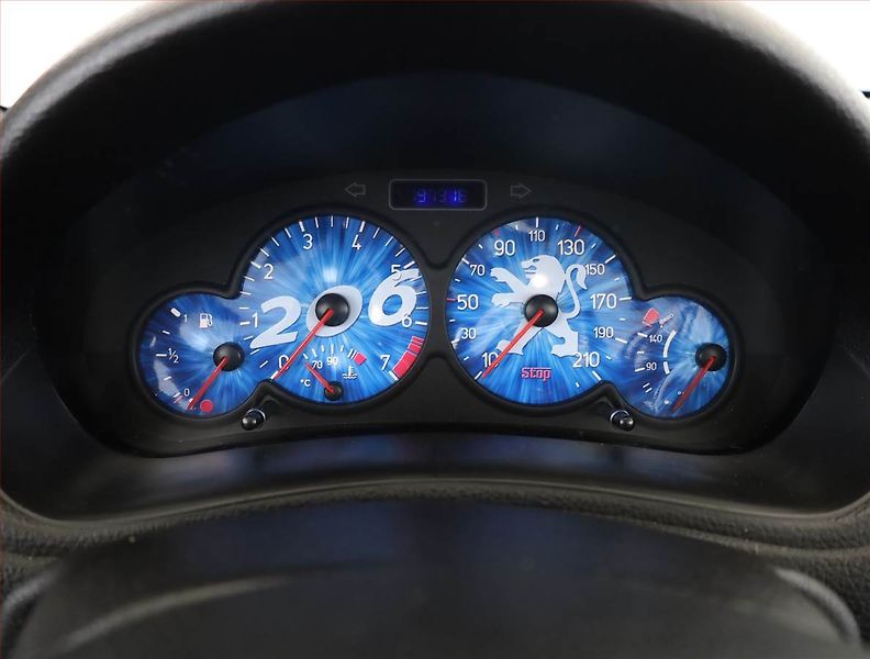 Peugeot 206 (2003) 1.6 16V, nová STK, Klima - fotka 8 z 12