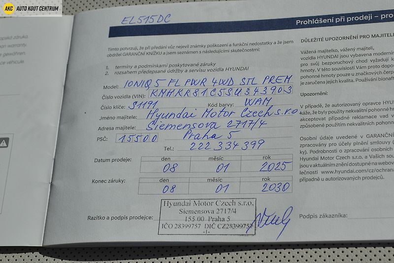 Hyundai Ioniq 5 STYLE PREMIUM 4x4 POWER 84kWh - fotka 81 z 84