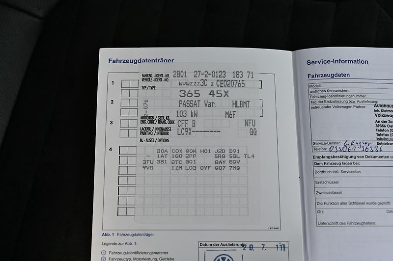 Volkswagen Passat Variant 2.0TDI 103KW Highline  - fotka 52 z 52