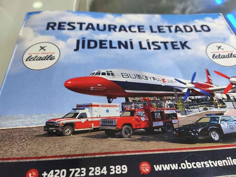 Svíčkova byla jako od babičky v restauraci v letadle u D10.