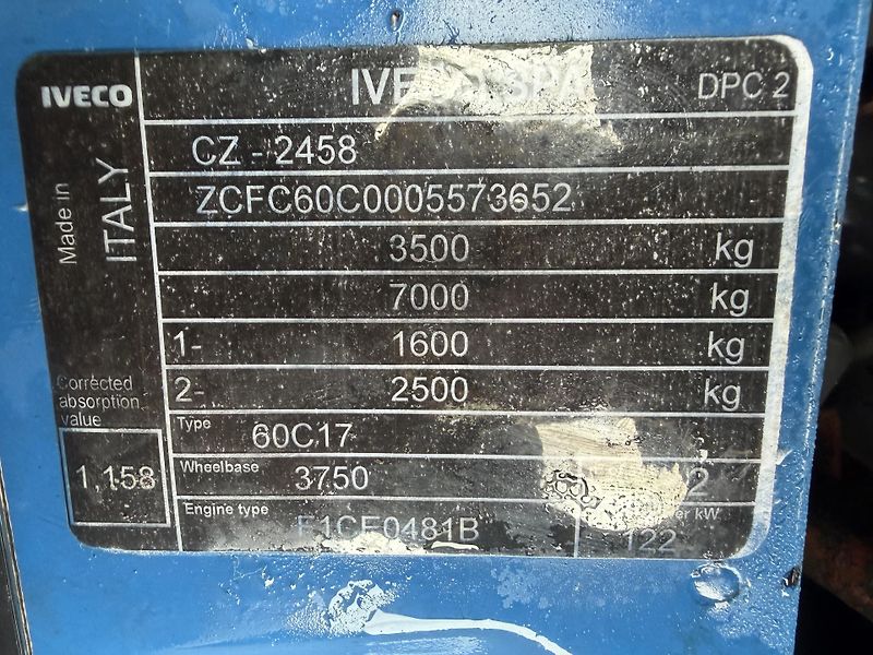 Iveco Daily (2006) 60C17 nový 3S sklápěč N1 B - fotka 13 z 16
