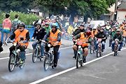 Moped Stadion S 11 - vyjížďka majitelů historických strojů.