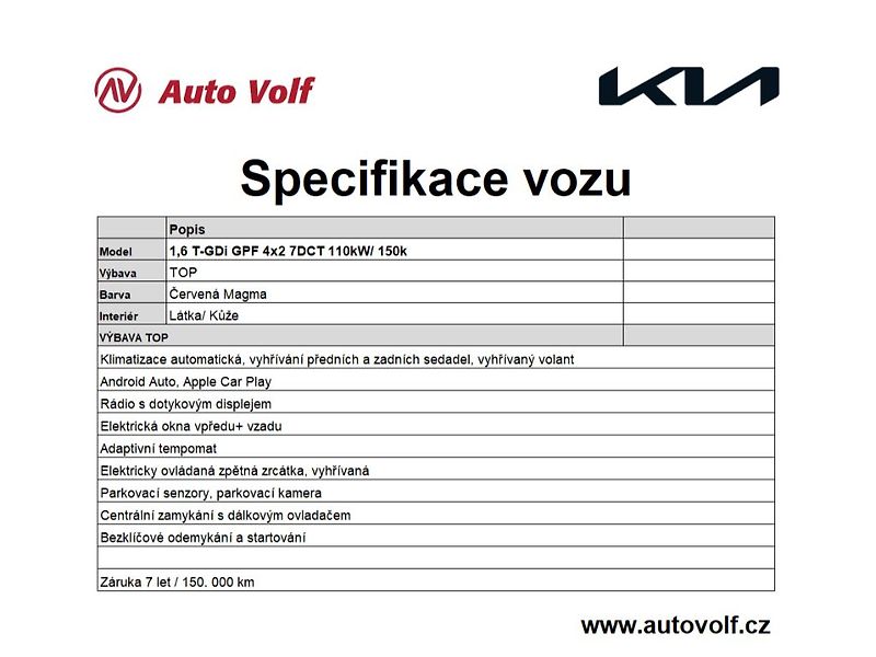 Kia Sportage TOP 1,6 T-GDi GPF 7DCT 110kW - fotka 2 z 12