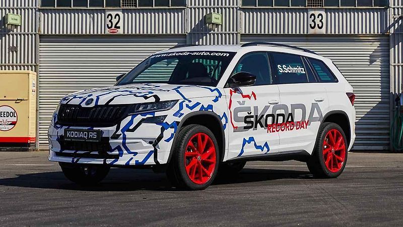 Škoda Kodiaq RS na Nürburgringu.