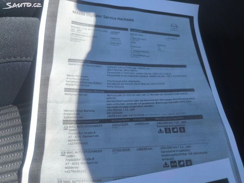 Mazda 3 KRÁSNÁ,SERVISKA,1MAJ,VÝBAVA - fotka 11 z 18