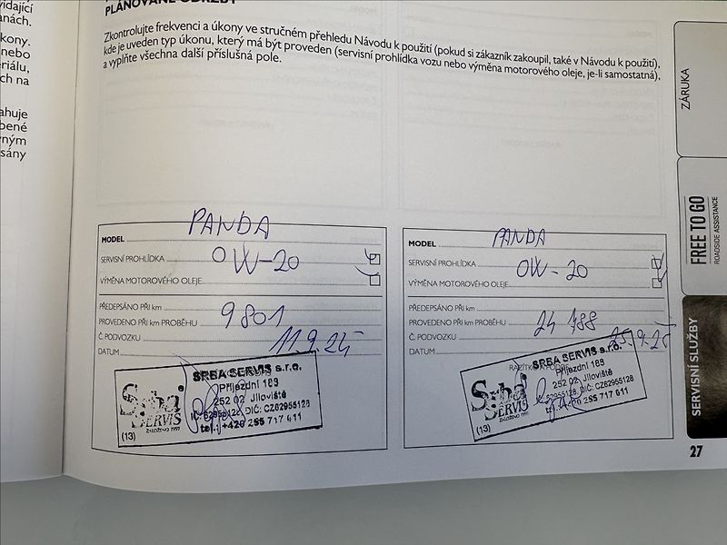 Fiat Panda 1,0 Hybrid Klima CZ 1 MAJITEL - fotka 25 z 25